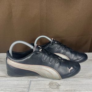 Puma Womens Etoile Black Pink Gold Shoe Lifestyle Sneaker Size 7.5
